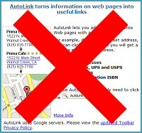 Google Toolbar AutoLink Feature Disabled